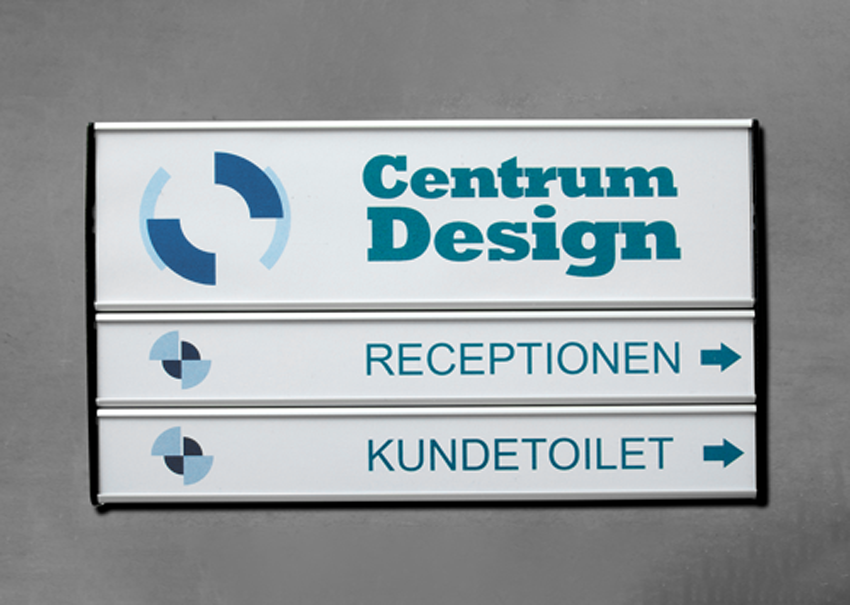 Alugraf Skiltsystemer innvendig skilting